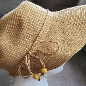 Boho chic sun hat